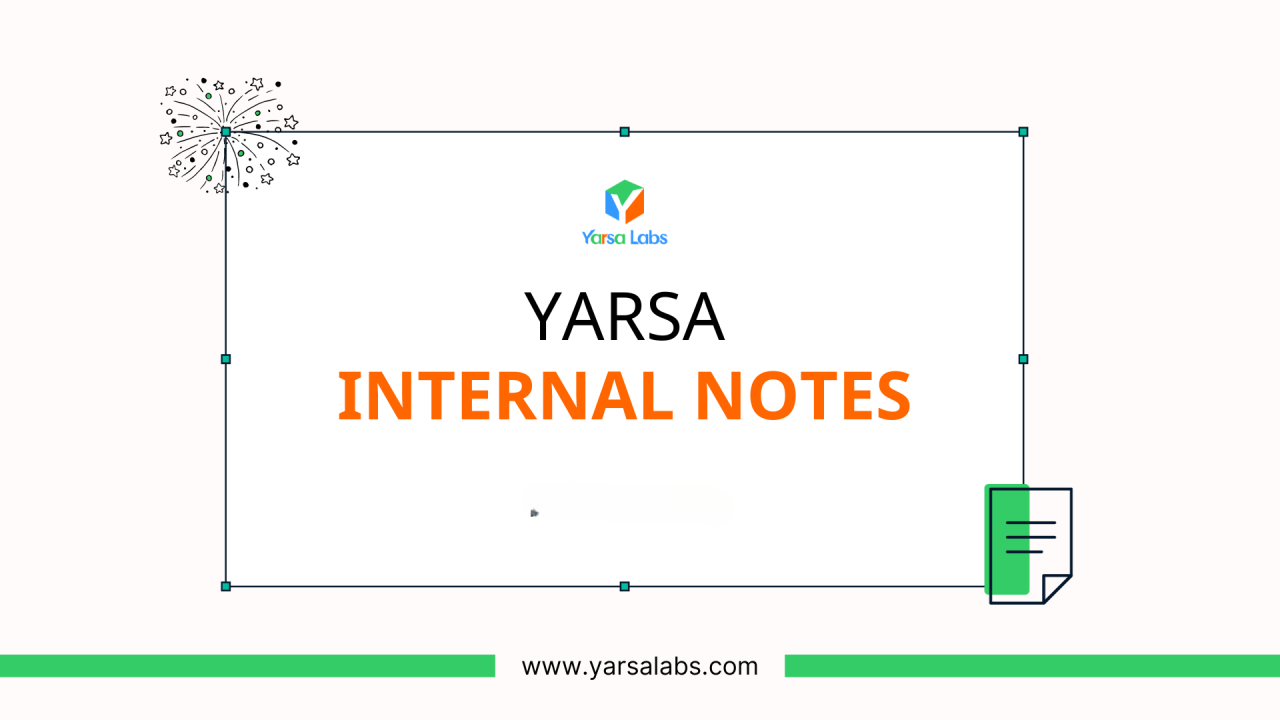 Yarsa Launches Monthly Newsletter "Internal Notes" on LinkedIn