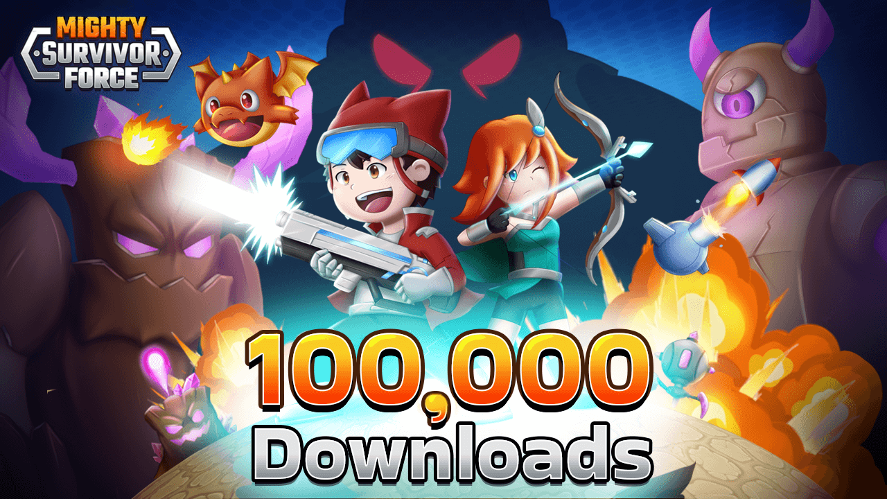 Mighty Survivor Force: 100k+ Downloads on Play Store!